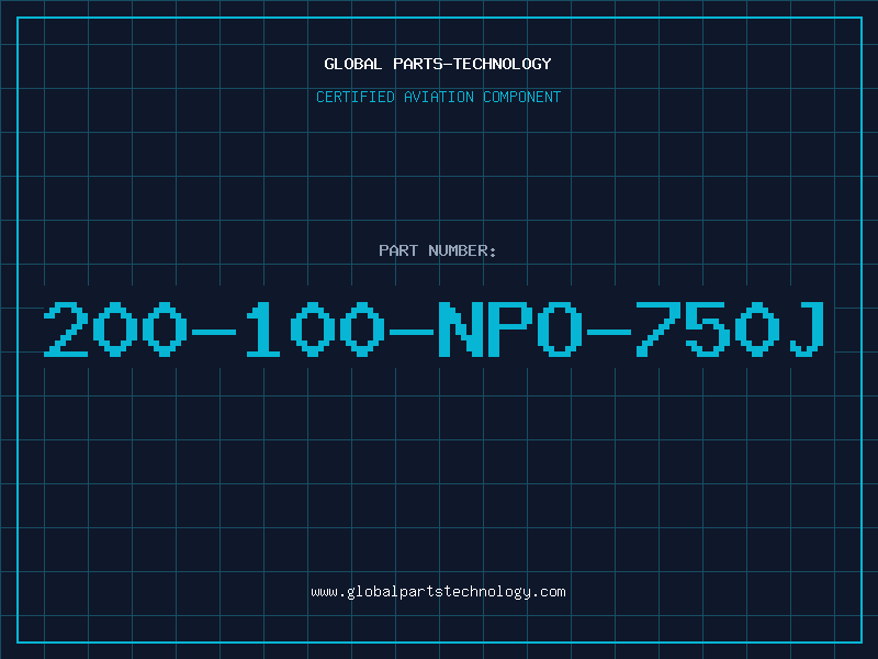 Aviation Part 200-100-NPO-750J