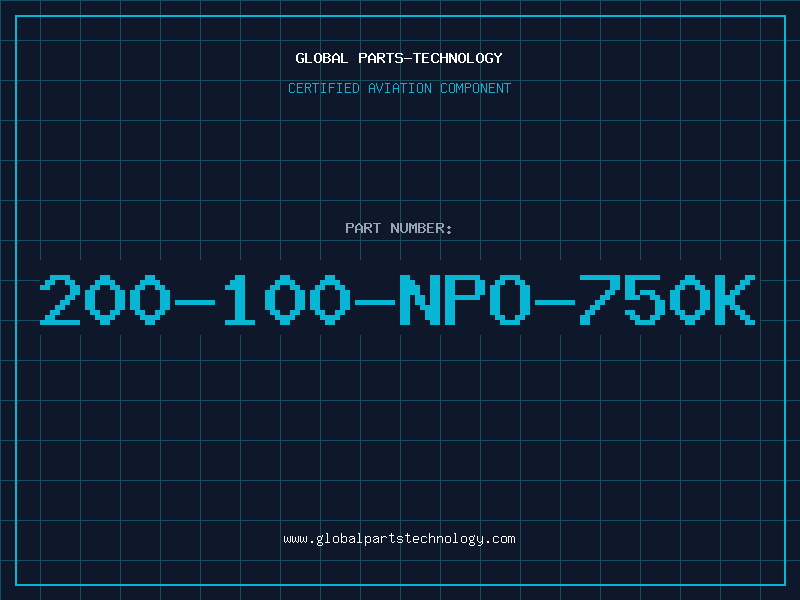 Aviation Part 200-100-NPO-750K