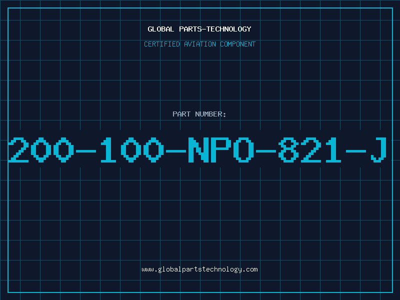 Aviation Part 200-100-NPO-821-J