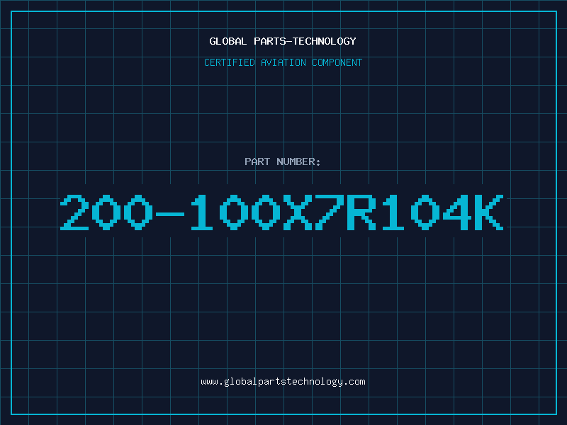 Aviation Part 200-100X7R104K