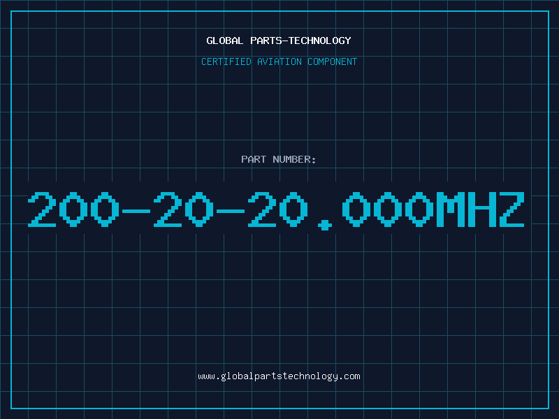 Aviation Part 200-20-20.000MHZ