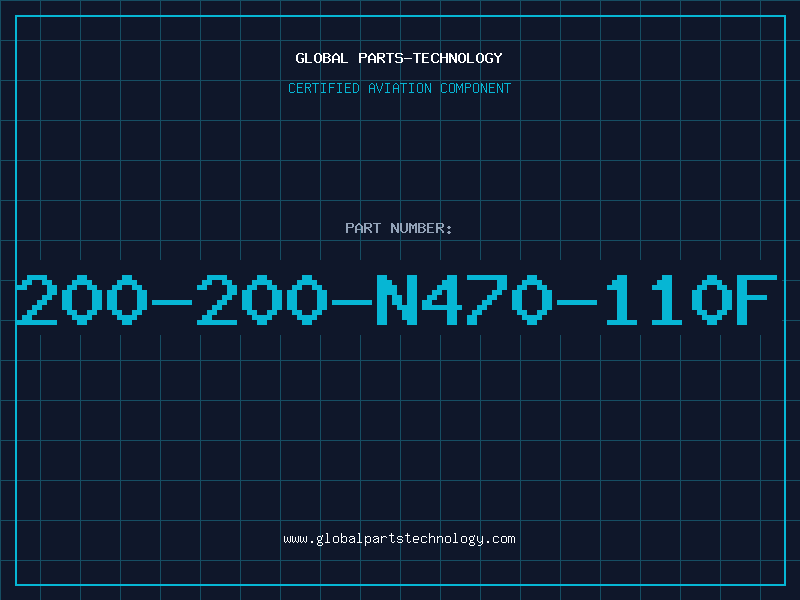 Aviation Part 200-200-N470-110F