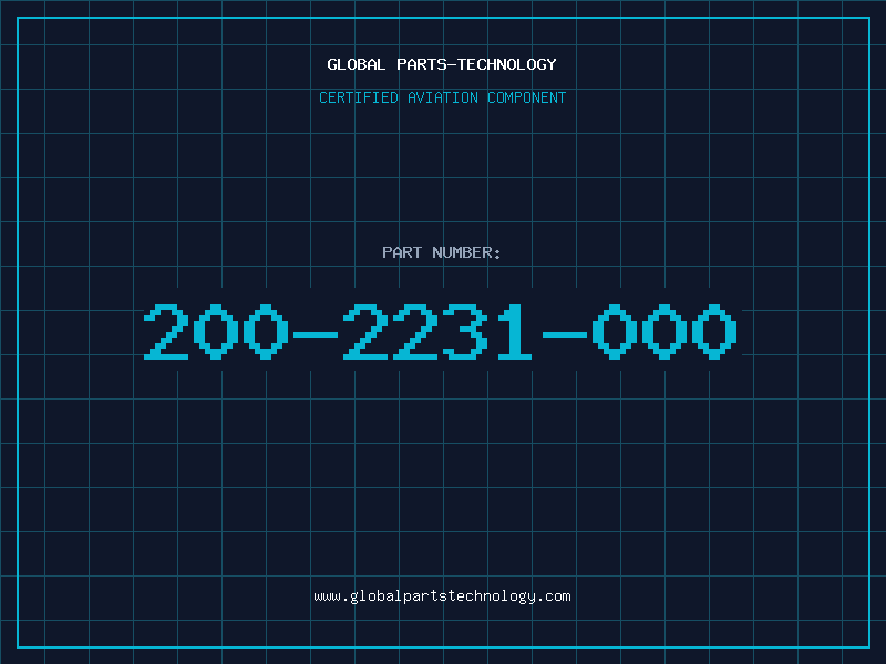 Aviation Part 200-2231-000