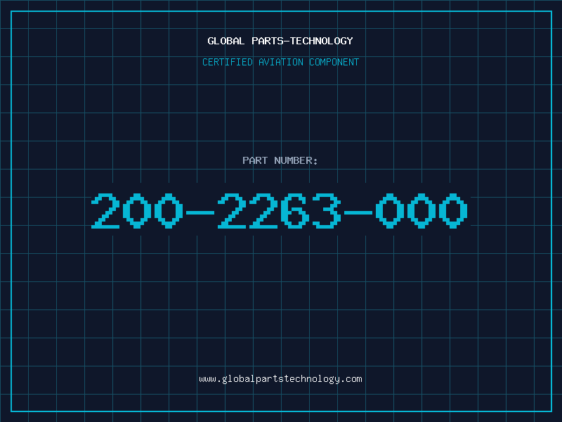 Aviation Part 200-2263-000