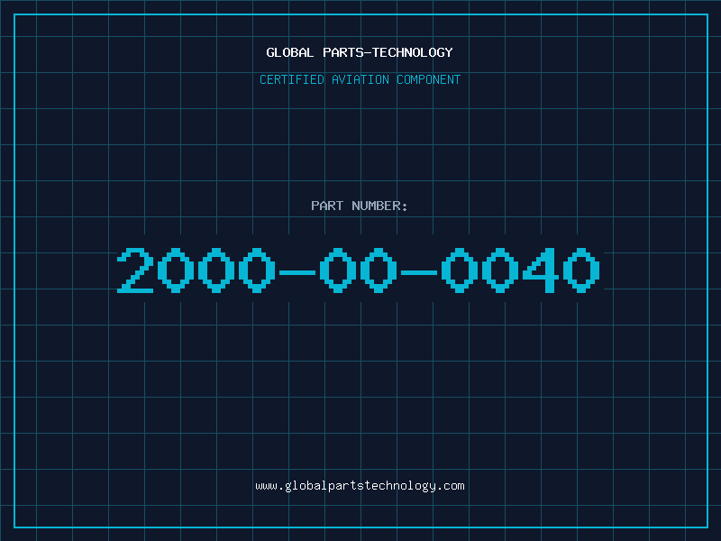 Aviation Part 2000-00-0040