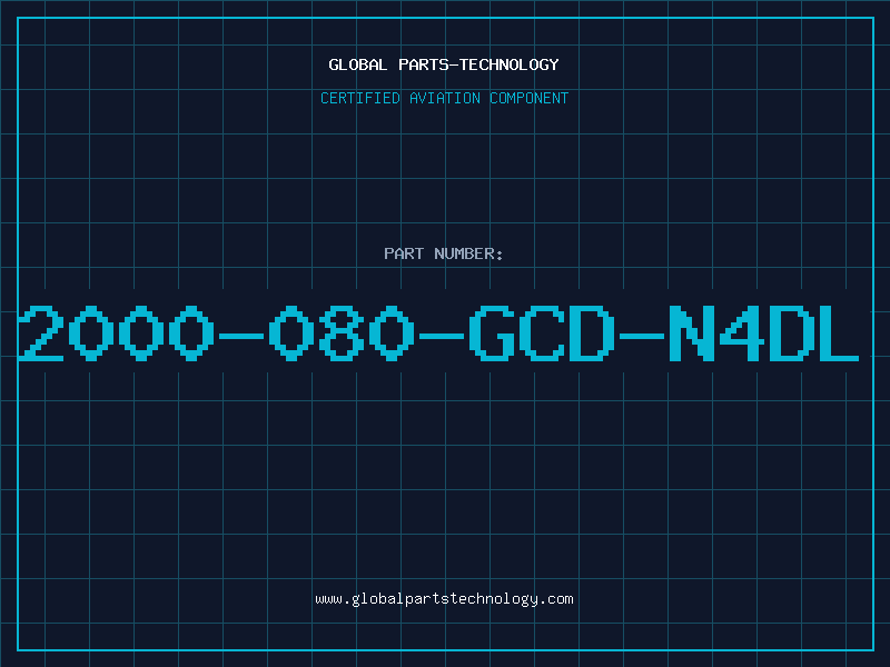 Aviation Part 2000-080-GCD-N4DL