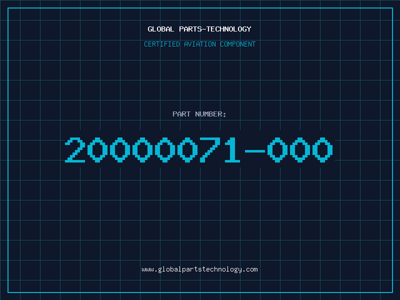 Aviation Part 20000071-000