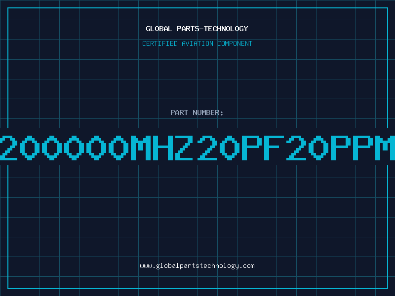 Aviation Part 200000MHZ20pF20PPM