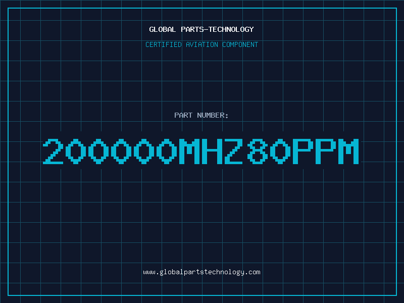 Aviation Part 200000MHZ80PPM