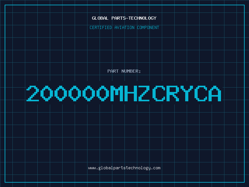 Aviation Part 200000MHZCRYCA
