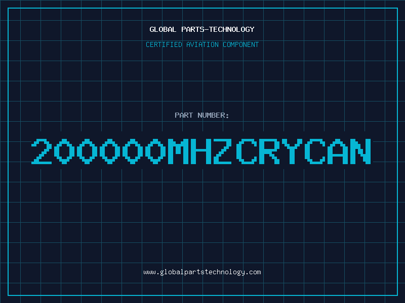 Aviation Part 200000MHZCRYCAN