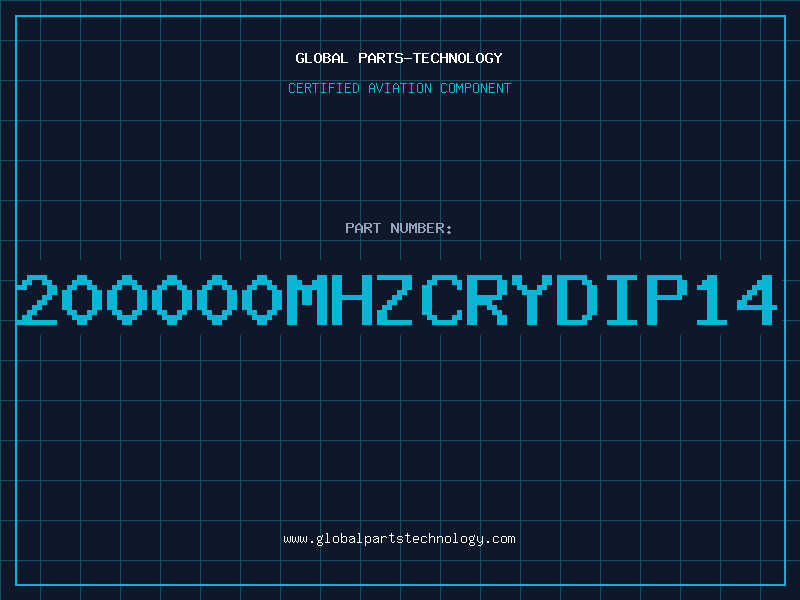Aviation Part 200000MHZCRYDIP14