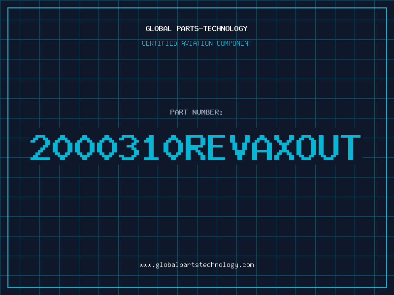 Aviation Part 2000310REVAXOUT