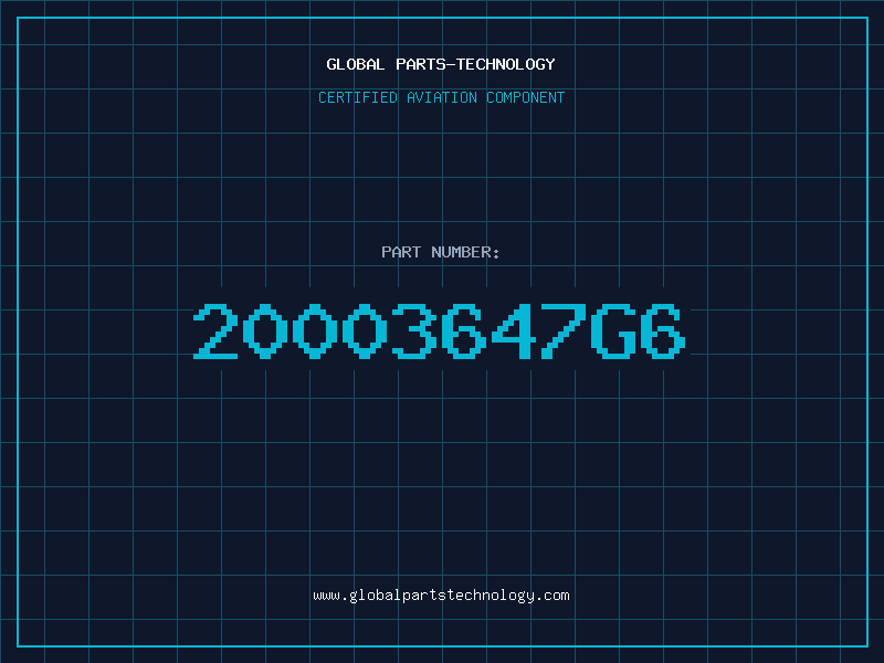 Aviation Part 20003647G6