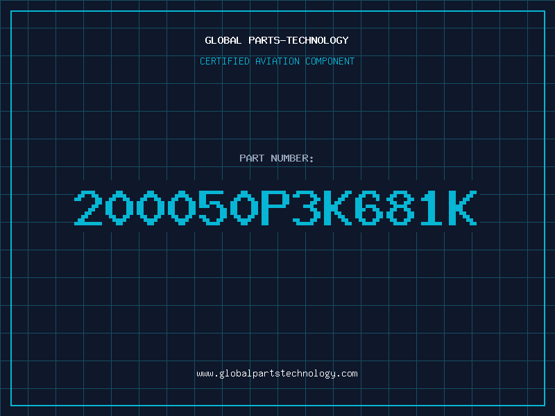 Aviation Part 200050P3K681K