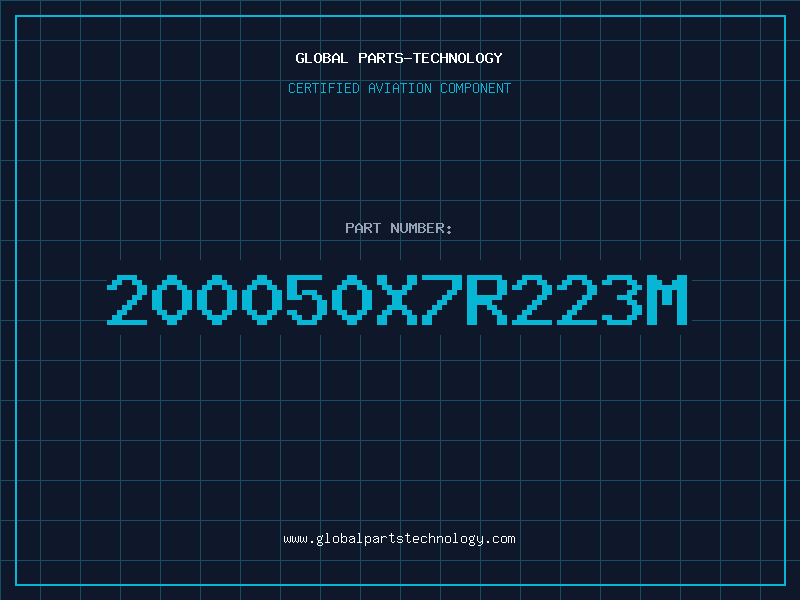 Aviation Part 200050X7R223M