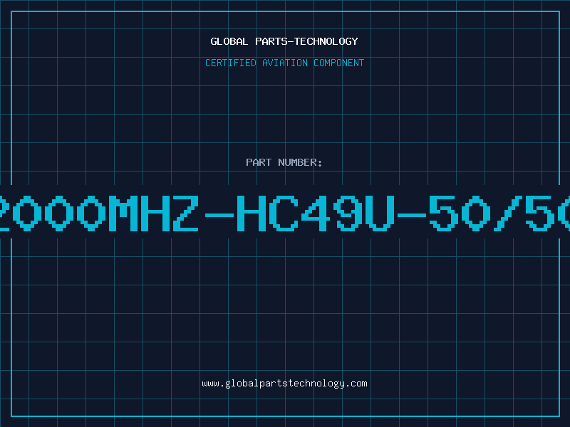 Aviation Part 2000MHZ-HC49U-50/50