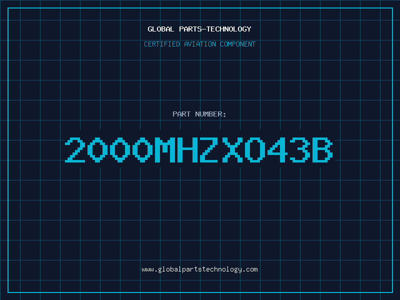 Aviation Part 2000MHZXO43B