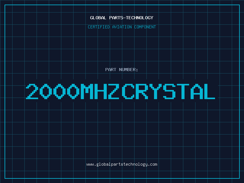 Aviation Part 2000MHzCRYSTAL