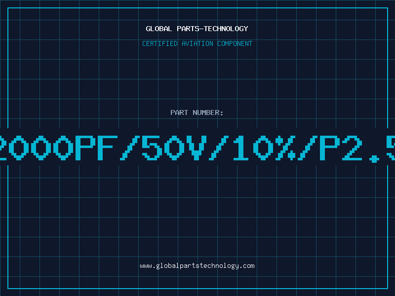 Aviation Part 2000PF/50V/10%/P2.5