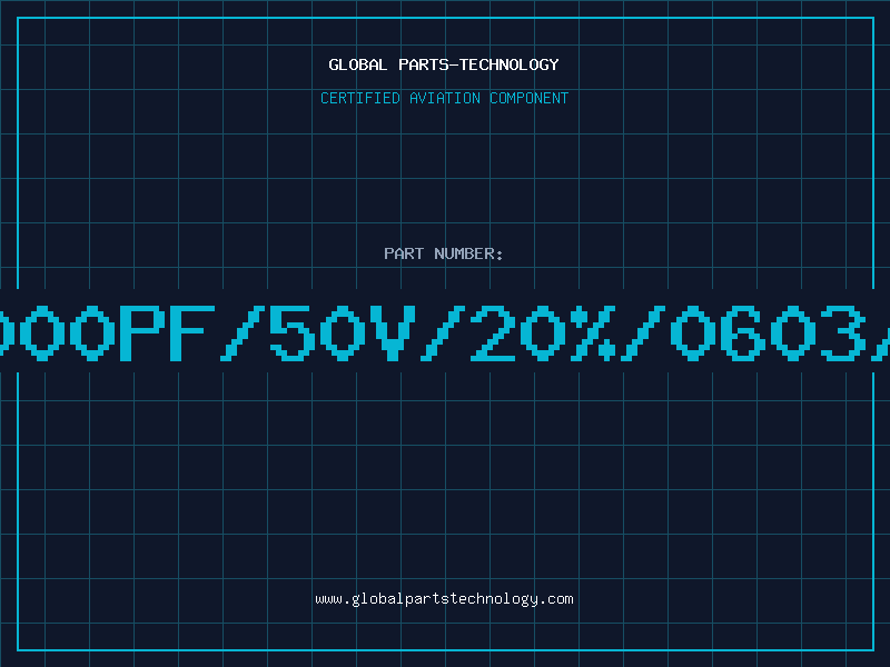 Aviation Part 2000PF/50V/20%/0603/T