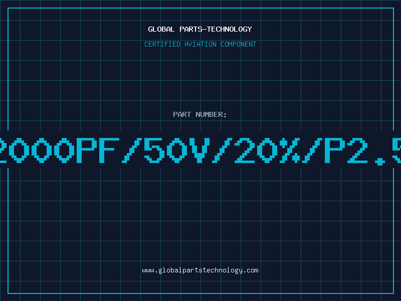 Aviation Part 2000PF/50V/20%/P2.5