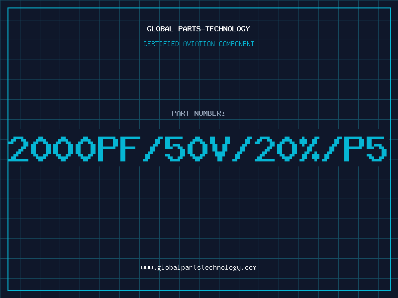 Aviation Part 2000PF/50V/20%/P5