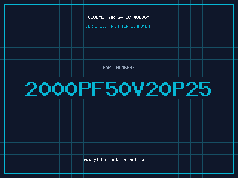 Aviation Part 2000PF50V20P25
