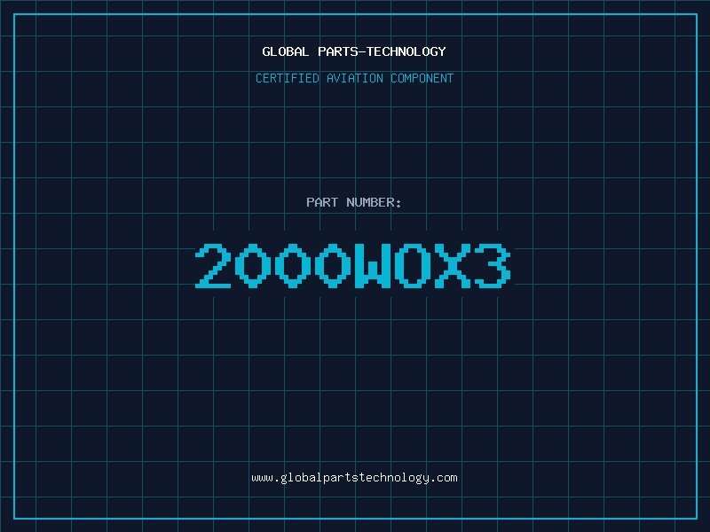 Aviation Part 2000WOX3
