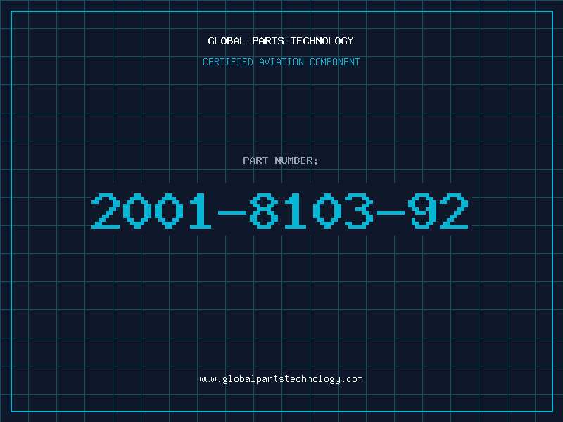 Aviation Part 2001-8103-92