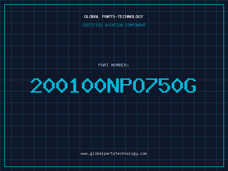 Aviation Part 200100NPO750G