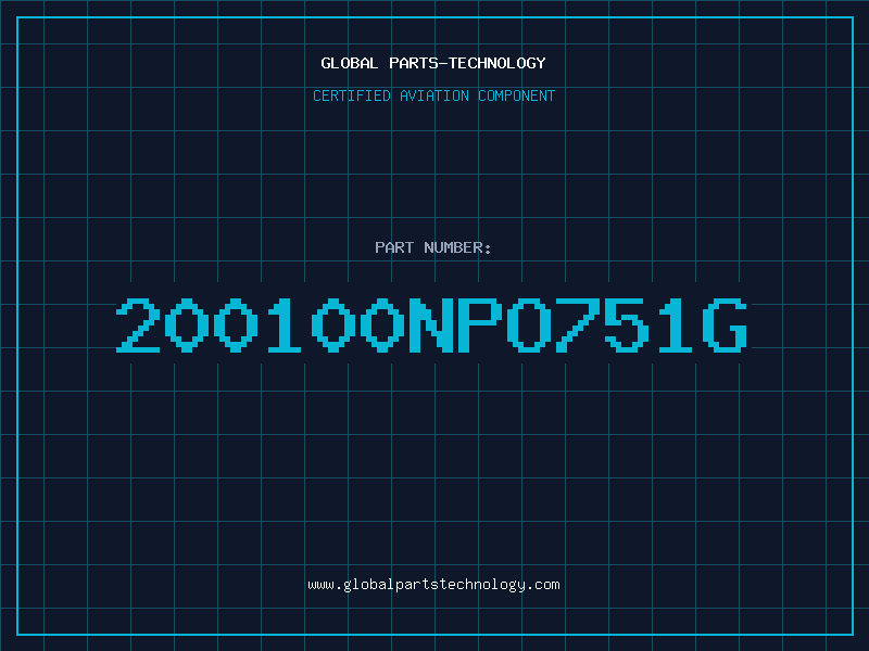 Aviation Part 200100NPO751G