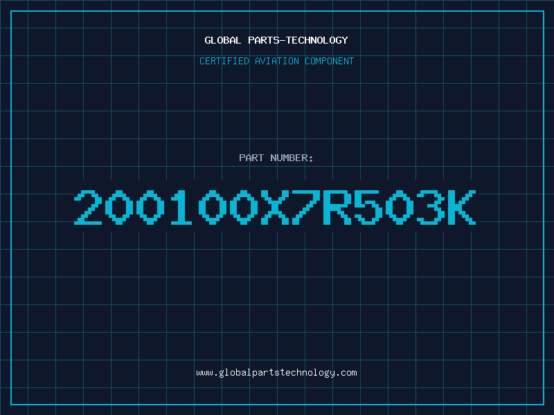 Aviation Part 200100X7R503K