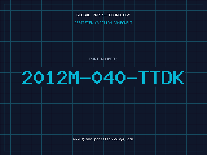 Aviation Part 2012M-040-TTDK