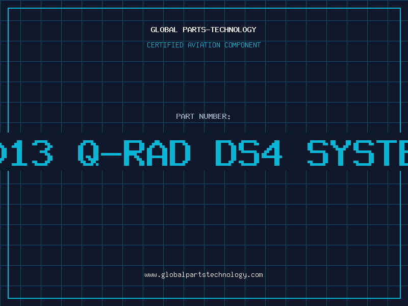 Aviation Part 2013 q-rad ds4 system
