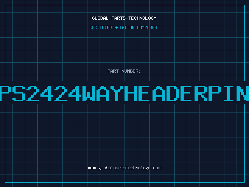 Aviation Part 20130PS2424WAYHEADERPINSTRIP