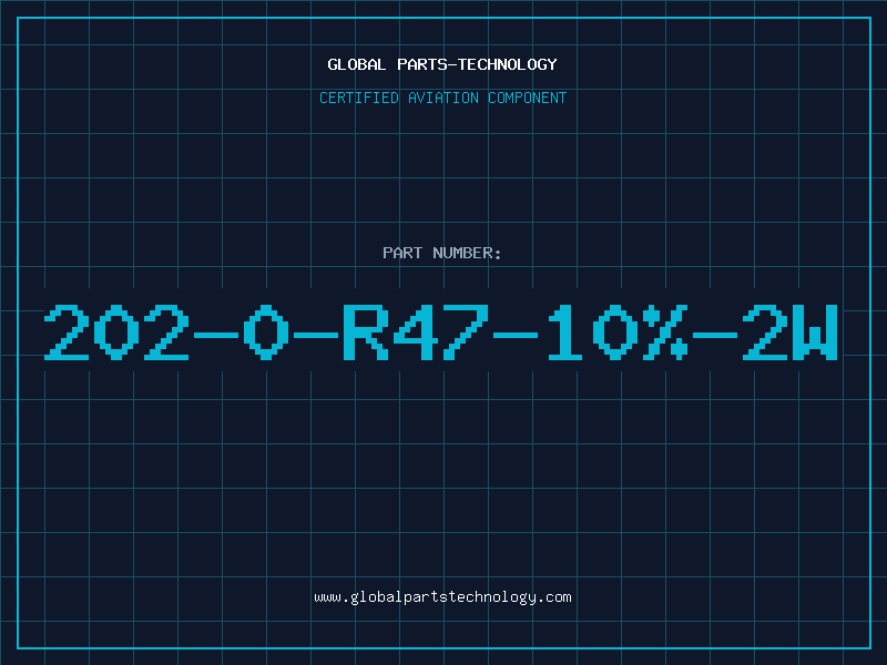 Aviation Part 202-0-R47-10%-2W