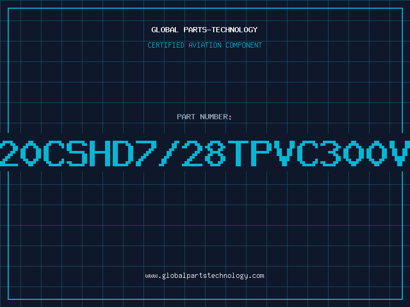 Aviation Part 2020CSHD7/28TPVC300V80