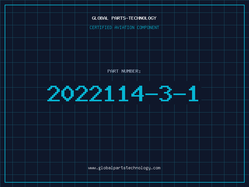 Aviation Part 2022114-3-1