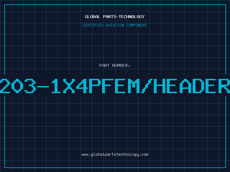 Aviation Part 203-1X4PFEM/HEADER