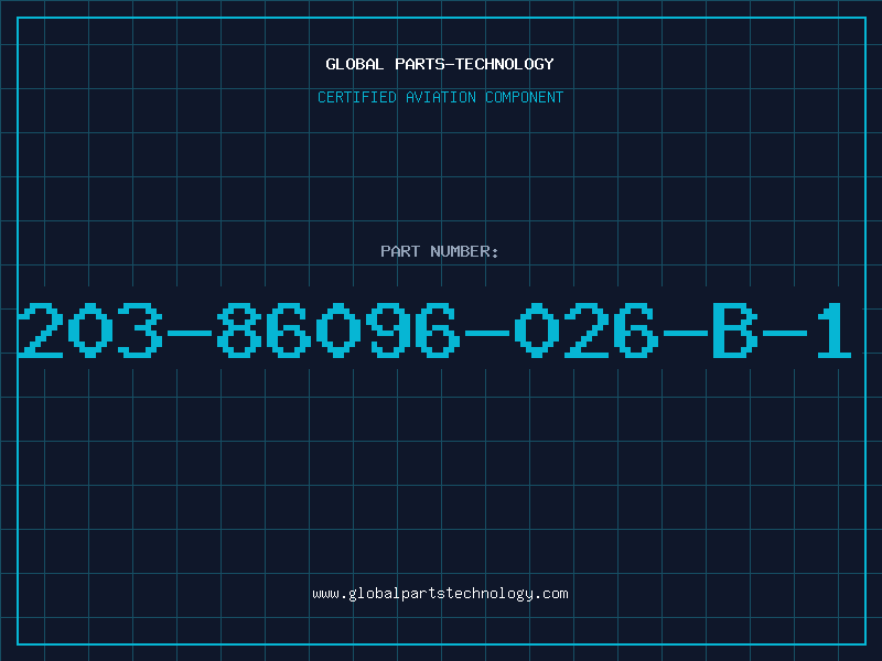 Aviation Part 203-86096-026-B-1