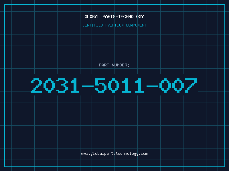 Aviation Part 2031-5011-007