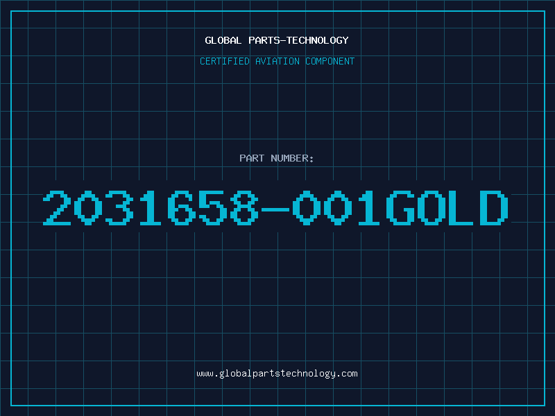 Aviation Part 2031658-001GOLD