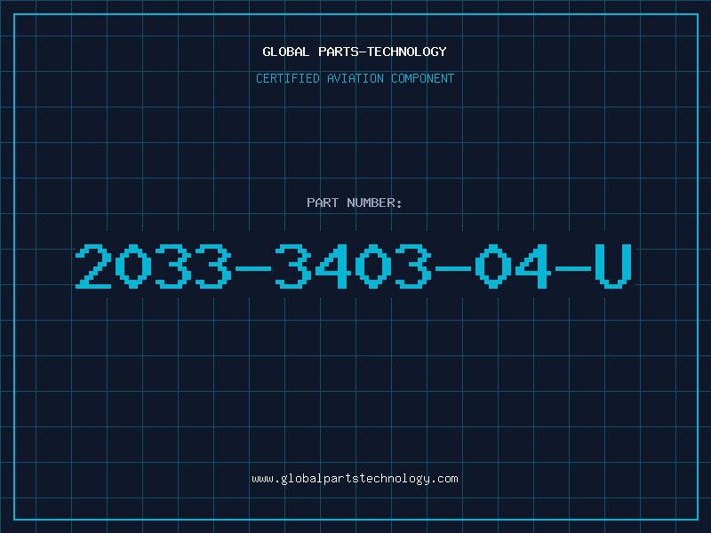 Aviation Part 2033-3403-04-U