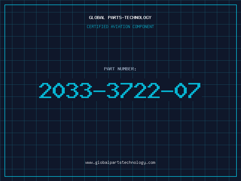 Aviation Part 2033-3722-07