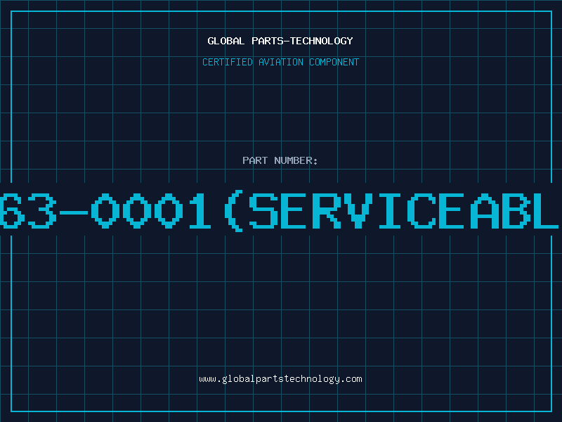 Aviation Part 2034463-0001(serviceablepart