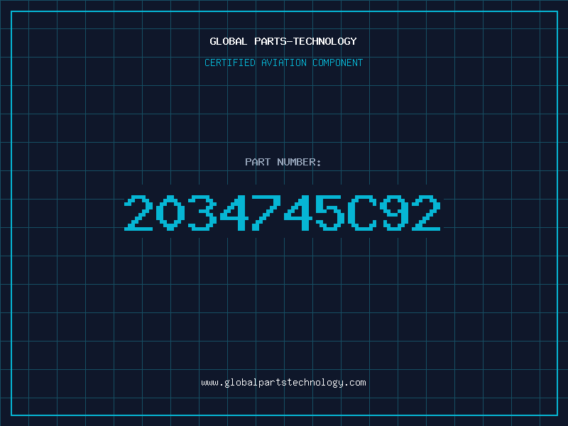 Aviation Part 2034745C92