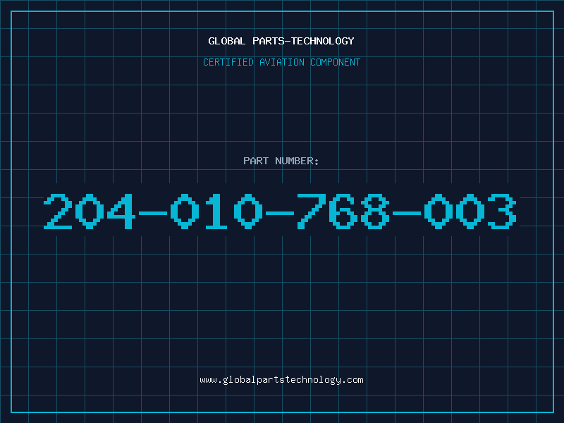 Aviation Part 204-010-768-003