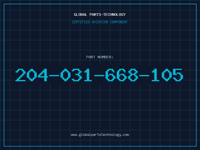 Aviation Part 204-031-668-105