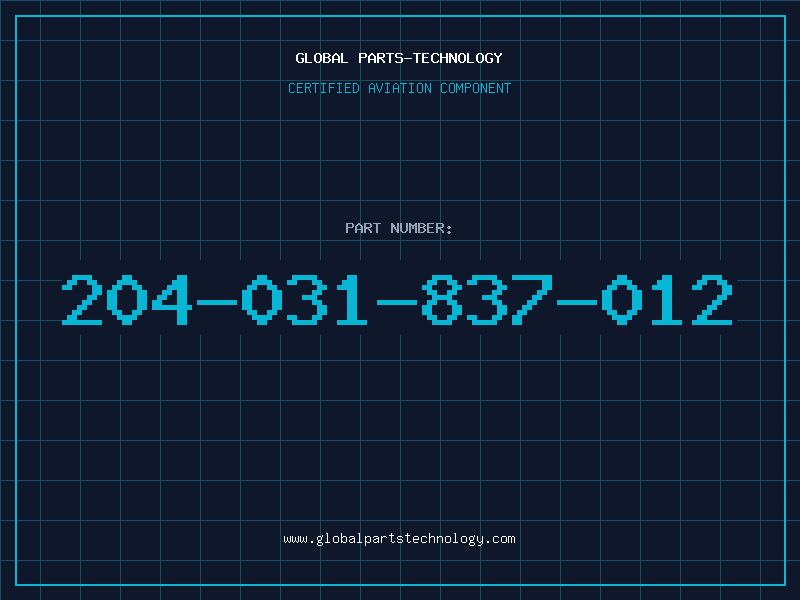 Aviation Part 204-031-837-012